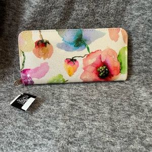 Glitter vinyl wallet